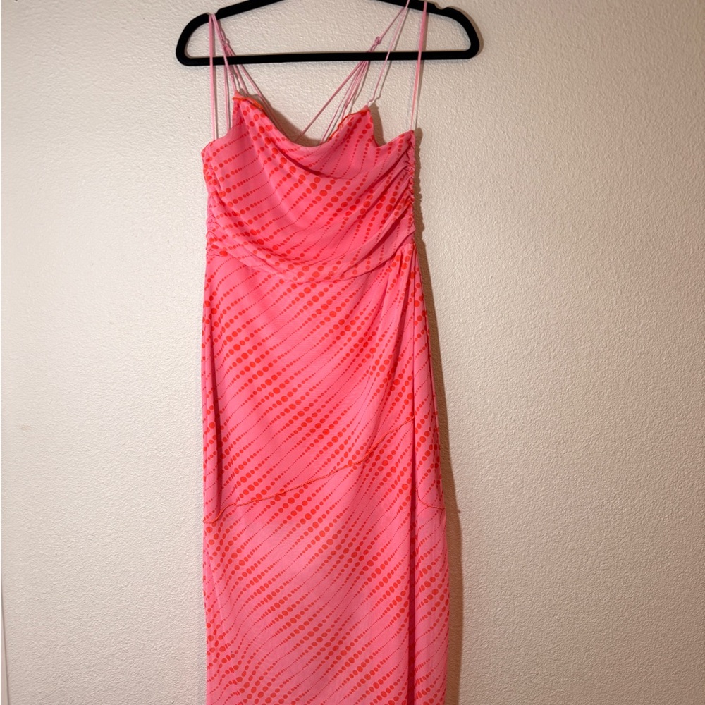 Urban Outfitters Pink and Red Strappy Top - Picture 3 of 7